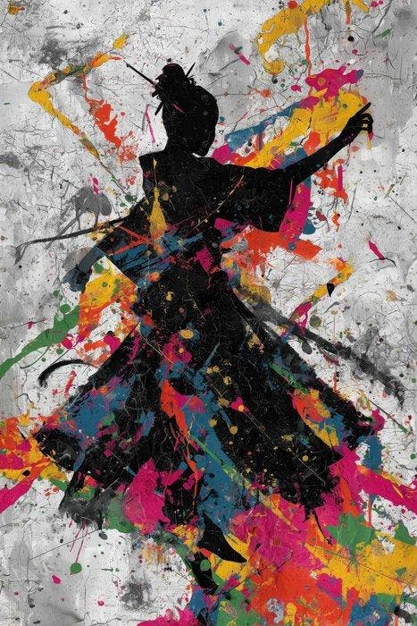 BJarco (1988) - Chromatic Motion Echo · XXL, Antiek en Kunst, Kunst | Designobjecten