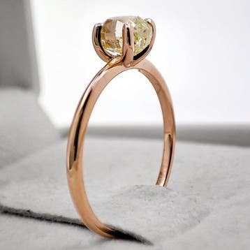Zonder minimumprijs - Ring - 14 karaat Roségoud, Fancy, Nieuw