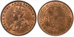 Hongkong. George V. 1 Cent 1926 PCGS MS63RB (Zonder