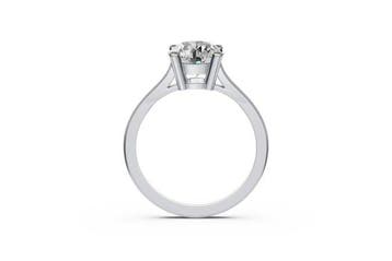 Zonder minimumprijs - Ring - 14 karaat Witgoud - 2.53ct. tw.