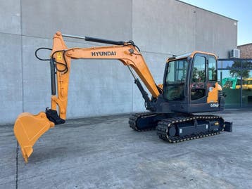 Veiling: Rupsgraafmachine Hyundai R60VS Diesel 2018, Ophalen