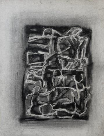 Silvin Bronkart (1915-1967) - Réseau Organique - Grande