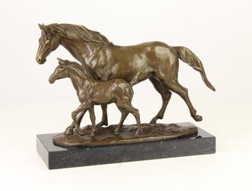 sculptuur, Beautiful & Substantial Art Deco Bronze Sculpture
