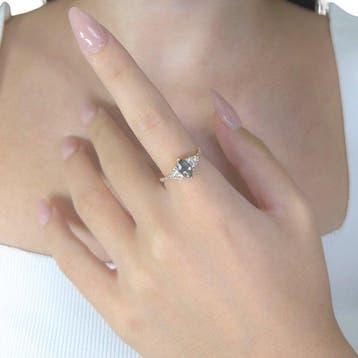 Zonder minimumprijs - Ring - 18 karaat Roségoud - 1.06ct., Nieuw