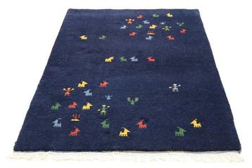 Gabbeh - Vloerkleed - 187 cm - 124 cm - Moderne Indo Tapijt, Huis en Inrichting, Nieuw