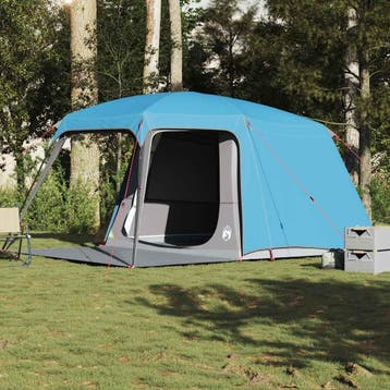 vidaXL Kampeertent met verandakoepel 5-persoons waterdicht, Caravanes & Camping, Verzenden