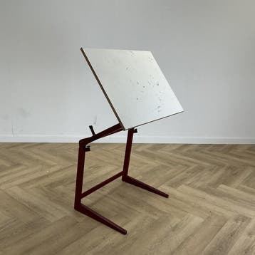 ergonomische / school-tekentafel, zit/ sta werkplek (bxd), Gebruikt