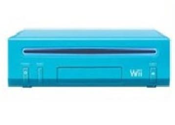 Wii Console Blauw (2e Model) (Wii Spelcomputers), Ophalen of Verzenden, Zo goed als nieuw