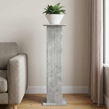 vidaXL Plantenstand Betongrijs 30,5 x 30 x 100,5 cm Bewerkt, Verzenden