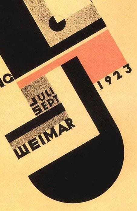 Bauhaus - “Bauhaus-Ausstellung 1923”., Antiek en Kunst, Kunst | Tekeningen en Fotografie