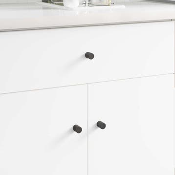 vidaXL Kastknop 1011 pcs Zwart IJzer, Doe-het-zelf en Bouw, Verzenden, Nieuw