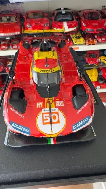 Bburago 1:18 - Modelauto - Ferrari 499P #50 Winner 24h