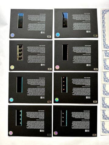 Harry Potter – Rare Complete Saga Set of 8 Mounted 35mm Film
