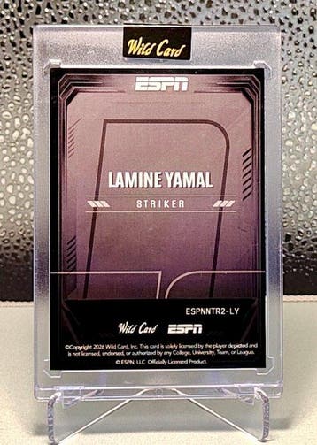 2026 Wild Card Wild Card Lamine Yamal 1/1 insert Ultra Rare