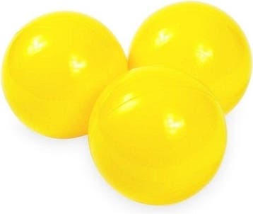 500 Ballenbakballen Geel | Tweede kansje | OP = OP, Verzenden, Zo goed als nieuw, Jongen of Meisje
