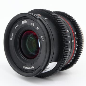 Samyang 21mm T1.5 Cine ED AS UMC CS Canon M | Occasion, Ophalen of Verzenden