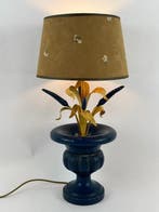 Lampe de table - Bois, Métal - Une lampe en gerbe de blé