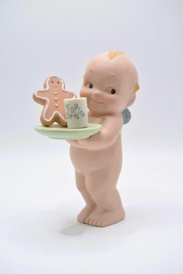 Jesco - Beeldje - Conjunto de cinco figuras Kewpie navideñas, Antiek en Kunst