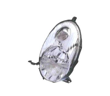 PHARE DROIT POUR NISSAN MICRA K12 03-07 FOND CHROMÉ, Verzenden