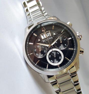 Bulova - Chronograph 1/20 - Sweeping - Double Date - NEW -, Nieuw