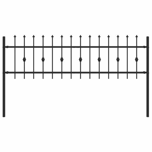Spike Fence Zwart | Tweede Kansje | OP = OP (tuinafsluiting), Tuin en Terras, Tuinhekken en Hekwerk, Zo goed als nieuw, Overige materialen