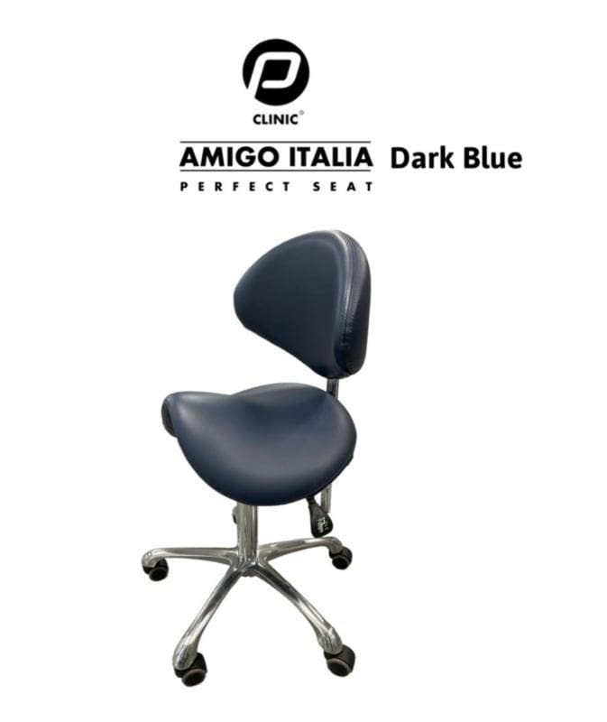 Tabouret Amigo Italia Donker Blauw - Ergonomische Werkkru..., Elektronische apparatuur, Persoonlijke Verzorgingsapparatuur, Overige typen