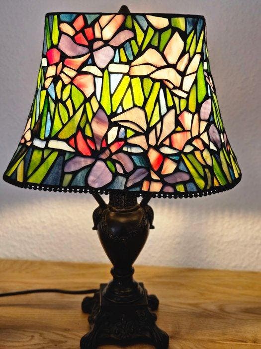 Lamp - Gepatineerd brons, Antiquités & Art, Art | Objets design