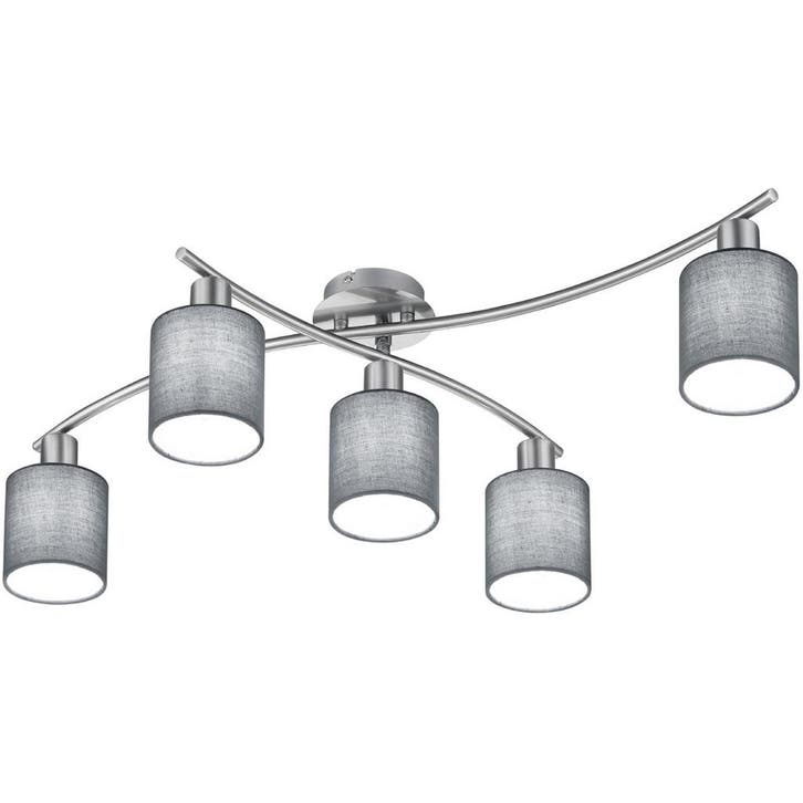 LED Plafondlamp - Trion Gorino - E14 Fitting - 5-lichts - Ro, Huis en Inrichting, Lampen | Plafondlampen, Nieuw, Verzenden