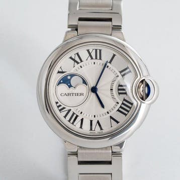 Cartier - Ballon Bleu de Cartier Moonphase - WSBB0021 (4034), Nieuw