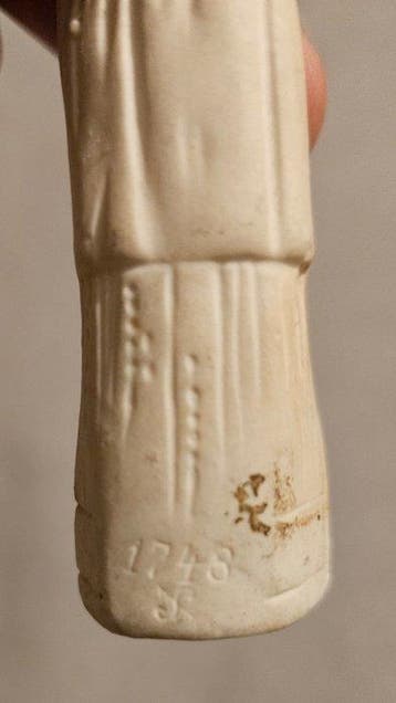 Statuette, Beeldjes 1748 - 10.5 cm - Biscuit de porcelaine -