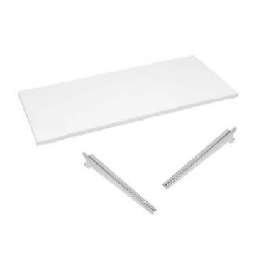 *TIP*  plank glossy wit 100 cm breed + plankdragerset tbv G, Ophalen of Verzenden