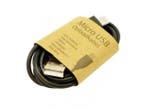 GrabNGo Laadkabel Micro USB Zwart android samsung, Ophalen of Verzenden