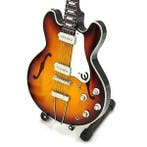 Miniatuur Epiphone Casino 1965  gitaar met gratis standaard, Verzenden, Nieuw, Beeldje, Replica of Model
