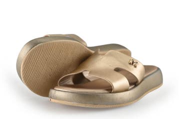 Mexx Muiltjes in maat 36 Goud, Kleding | Dames, Schoenen, Mexx, Overige kleuren, Verzenden, Zo goed als nieuw