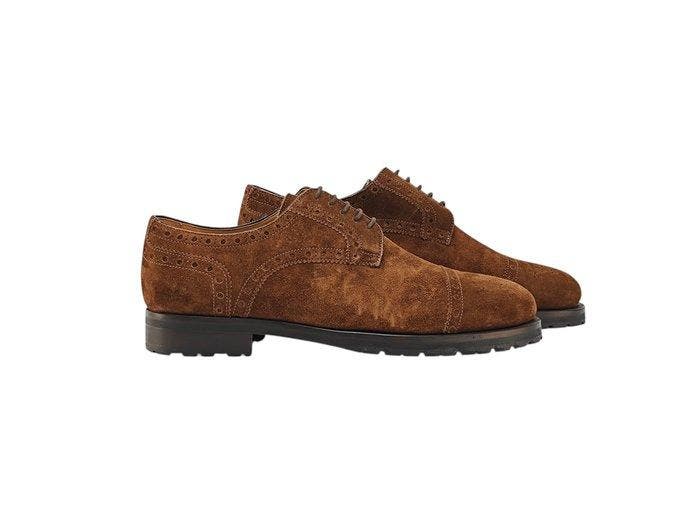 TESTONI - 8 UK - 42 IT - Aosta Derby Eco Suede Cider -, Kleding | Heren, Schoenen