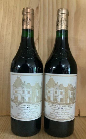 1992 & 1993 Chateau Haut Brion - Graves, Pessac-Léognan 1er