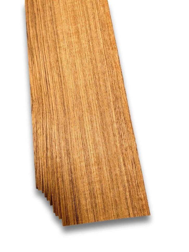 Teak fineer | 19 vellen | 180x11 cm, Hobby & Loisirs créatifs, Hobby & Loisirs Autre, Envoi