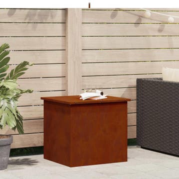 vidaXL Tuinkussens opbergdoos Gegalvaniseerd staal 55 x 50,5, Verzenden, Nieuw