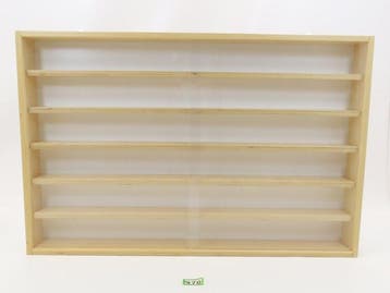 Heins - Vitrine - Bois, plexiglas, rails fraisés - Vitrine