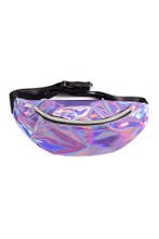 Heuptasje Lila Holografisch Klein Crossbody Tasje Iridescent, Ophalen of Verzenden, Nieuw, Overige kleuren