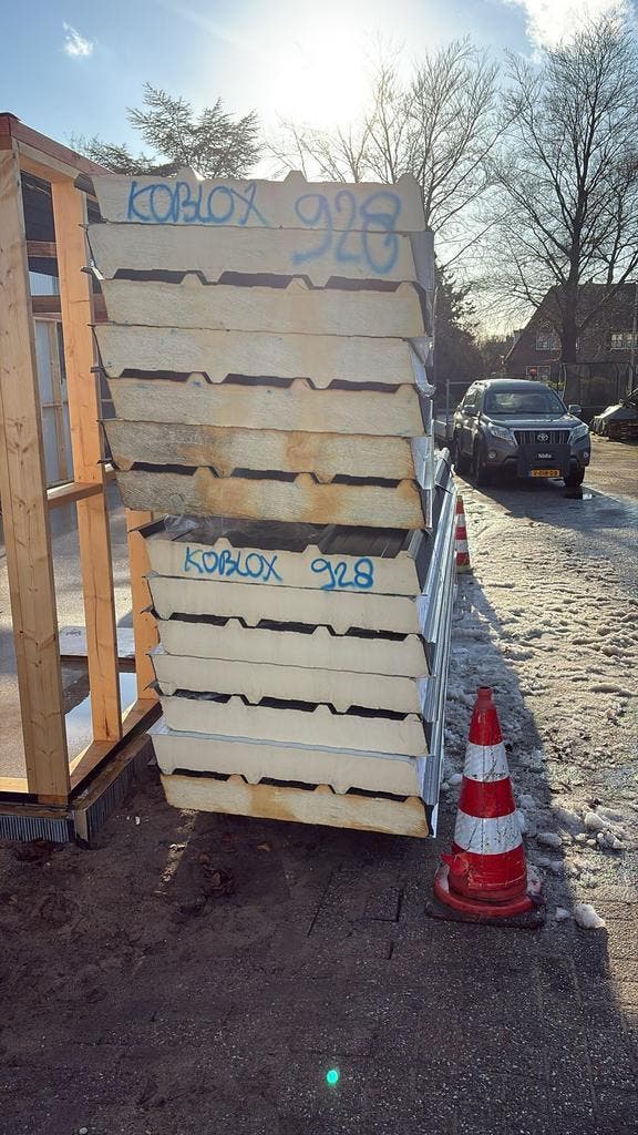 B-keus dakpanelen 130mm – scherp geprijsd en opmaat mogelijk, Bricolage & Construction, Plaques & Panneaux, Envoi