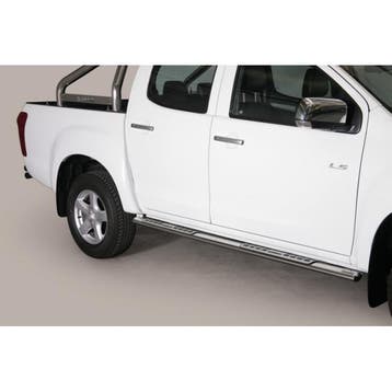 Side Bars | Isuzu | D-MAX D.C. 2012-2020 4d pick-up | RVS De, Verzenden