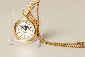 Alba - Seiko ALBA Success Vintage Moon Phase Pocket Watch -