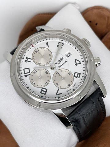 Hermès - Clipper Chronograph Automatic - CP1.910 - Homme -, Nieuw