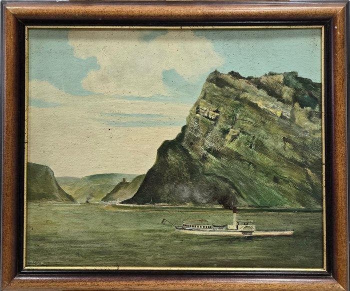 Joseph Trombetta (1936) - Lorelei, Antiek en Kunst, Kunst | Schilderijen | Modern