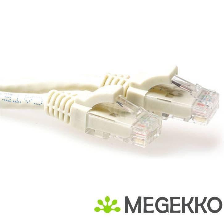 ACT Ivoor 25 meter U/UTP CAT6 patchkabel snagless met RJ45, Computers en Software, Overige Computers en Software, Nieuw, Verzenden