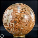 Natuurlijke eerste kwaliteit luipaardjaspis Sphere- 1890.15, Verzamelen