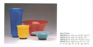 Venini - Vaas - serie Anni Trenta - Murano