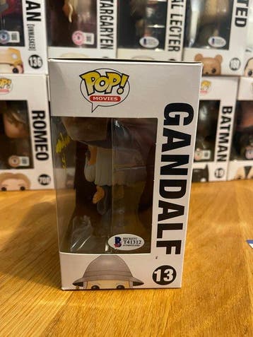 Funko - Funko Pop The Hobbit Gandalf Funko Pop! #13 signed, Antiquités & Art