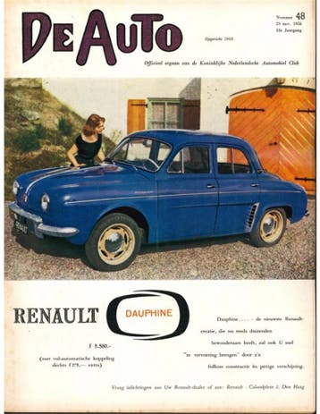 1956 DE AUTO MAGAZINE 49 NEDERLANDS, Nieuw